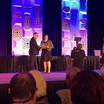 Lisa Yagla Receiving Charlotte Chapter's OCC Award